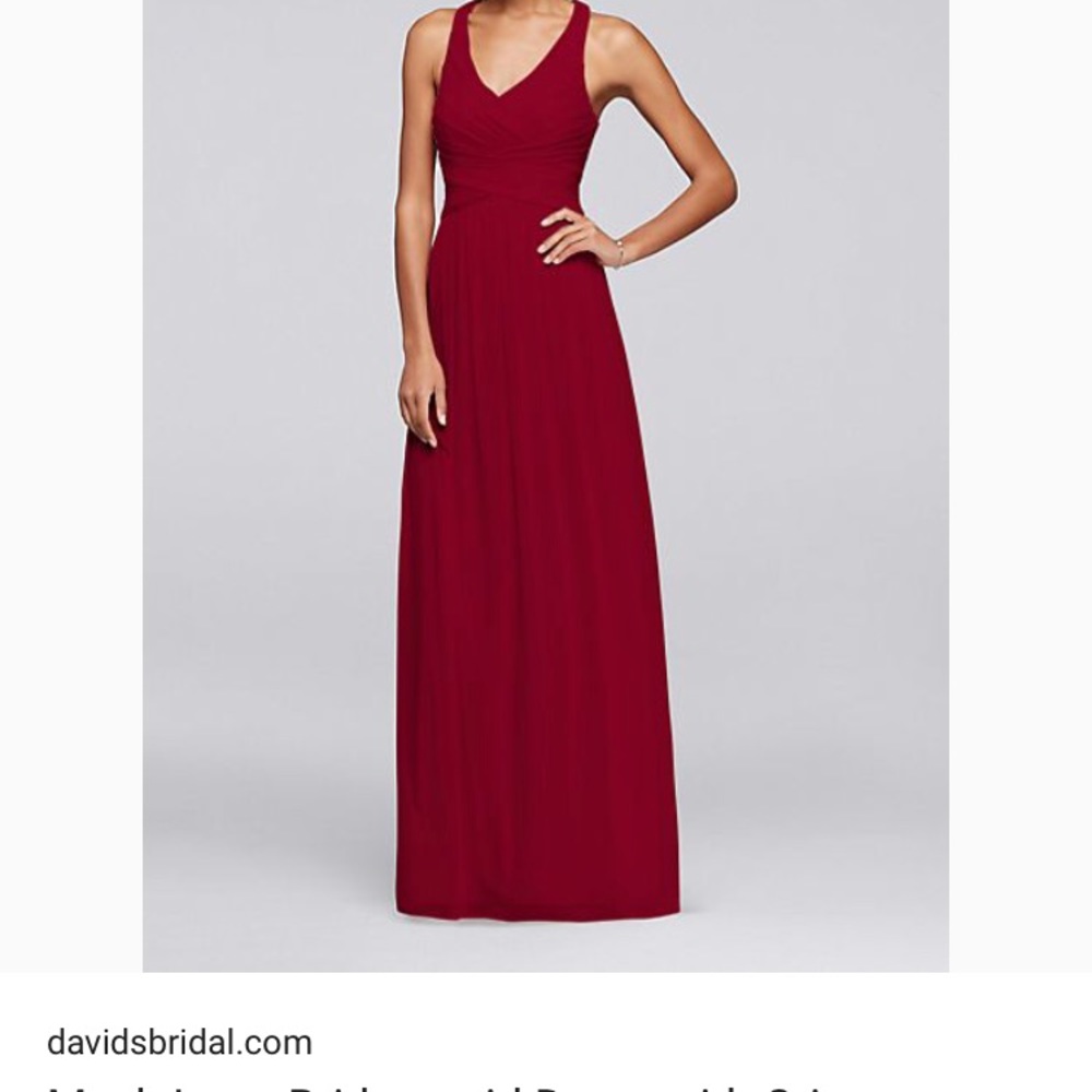 David’s Bridal BLACK Bridesmaid Dress